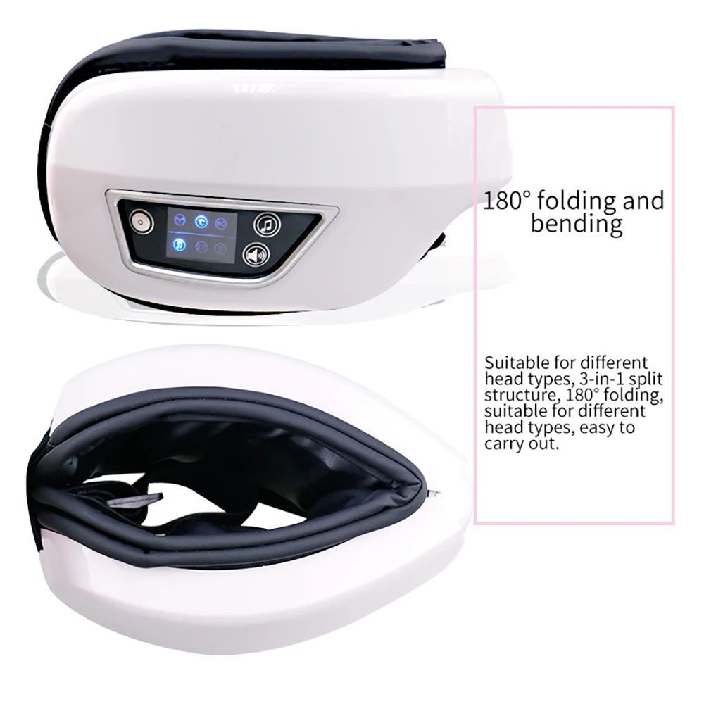 Portable Eye Massager with Heat & Vibration (Bluetooth Music)