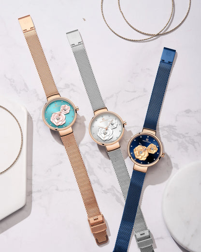 NAVIFORCE Women Watch Top Luxury Brand Steel