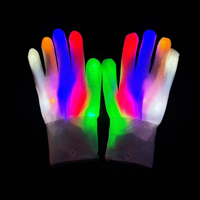 Cool Neon Light up Fox Mask Men Halloween Luminous Disguise Masks Glow in the Dark Cosplay Costume Trick or Treat Decoration