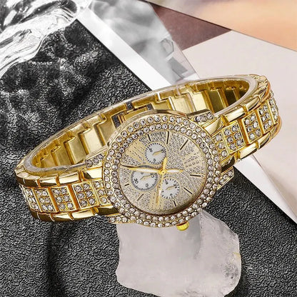 Quartz Gold Luxury Set For Women