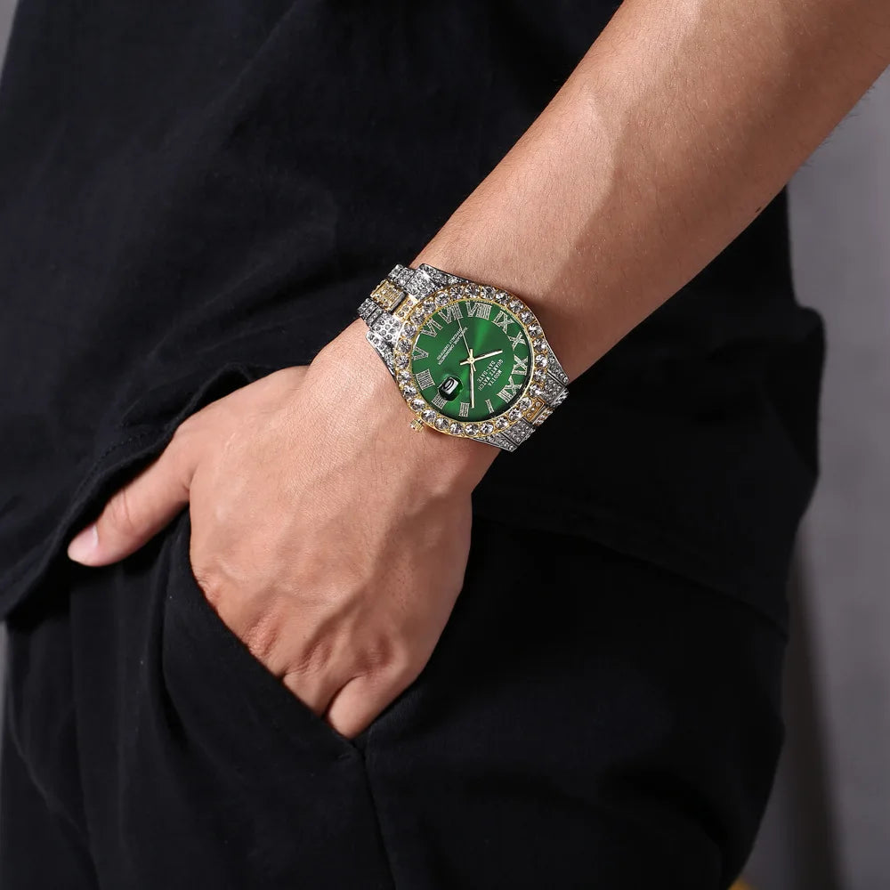 Hot Sale Diamond Bling Watch For Men