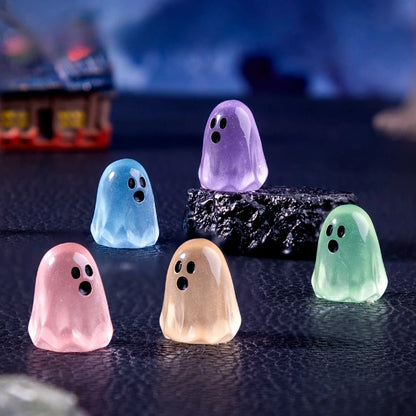Glow-in-the-Dark Mini Ghost Figures 👻