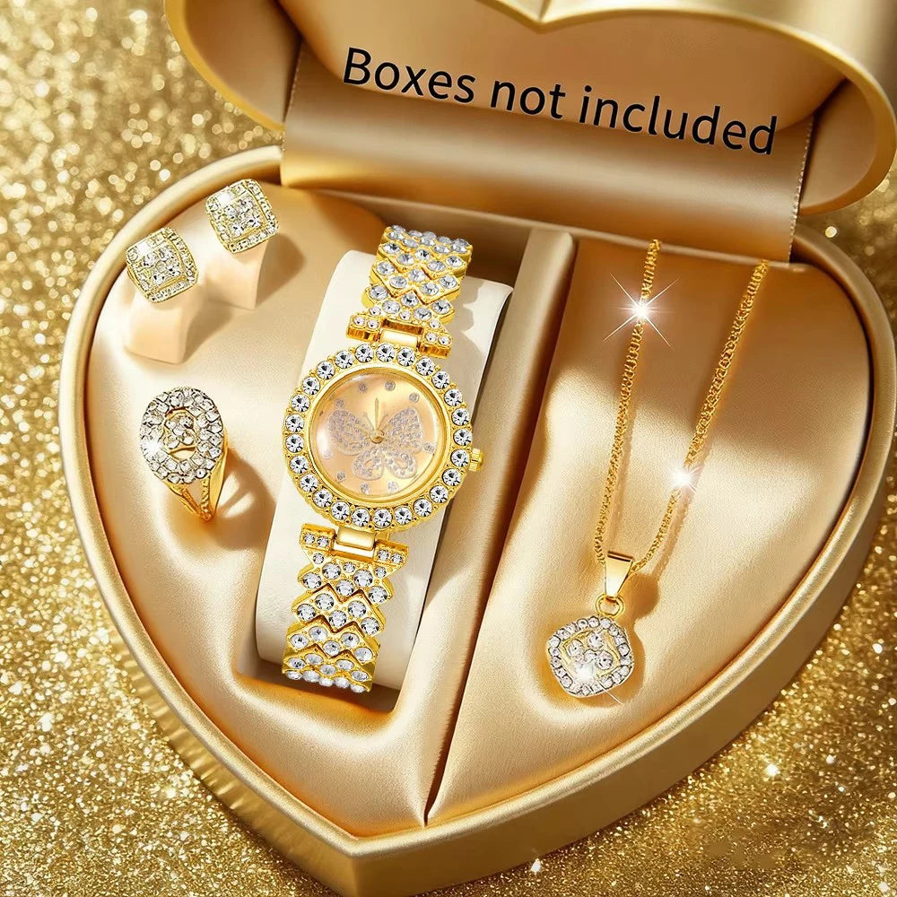 5pcs Luxury Rhinestone Elegant For Women