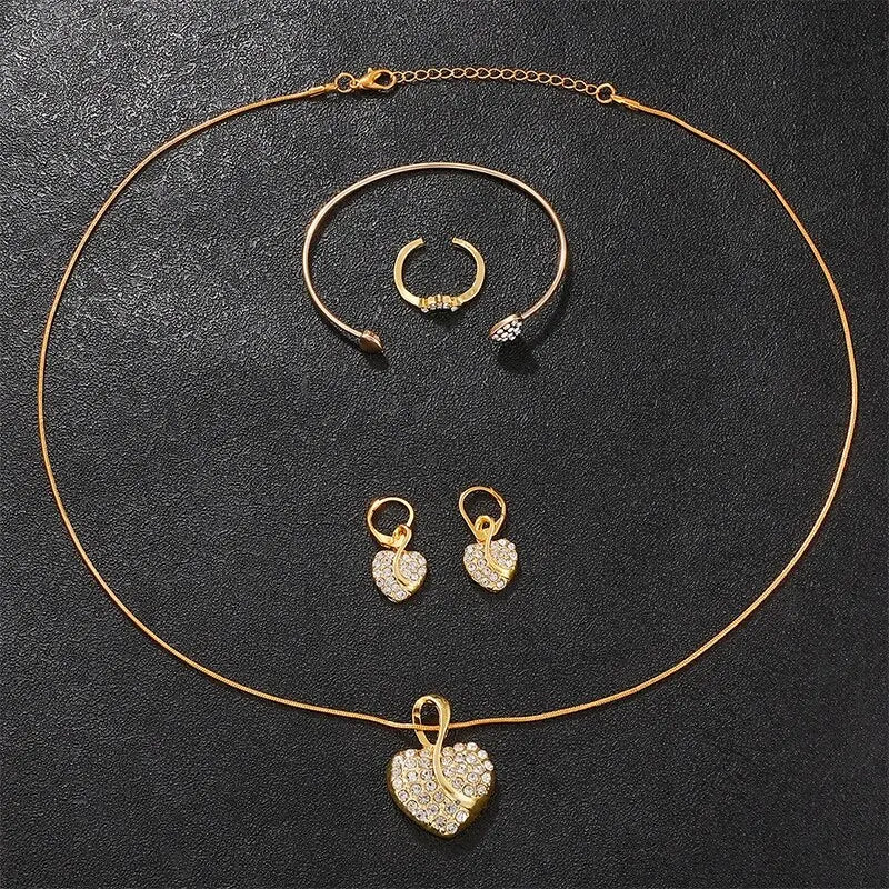 Quartz Gold Luxury Set For Women