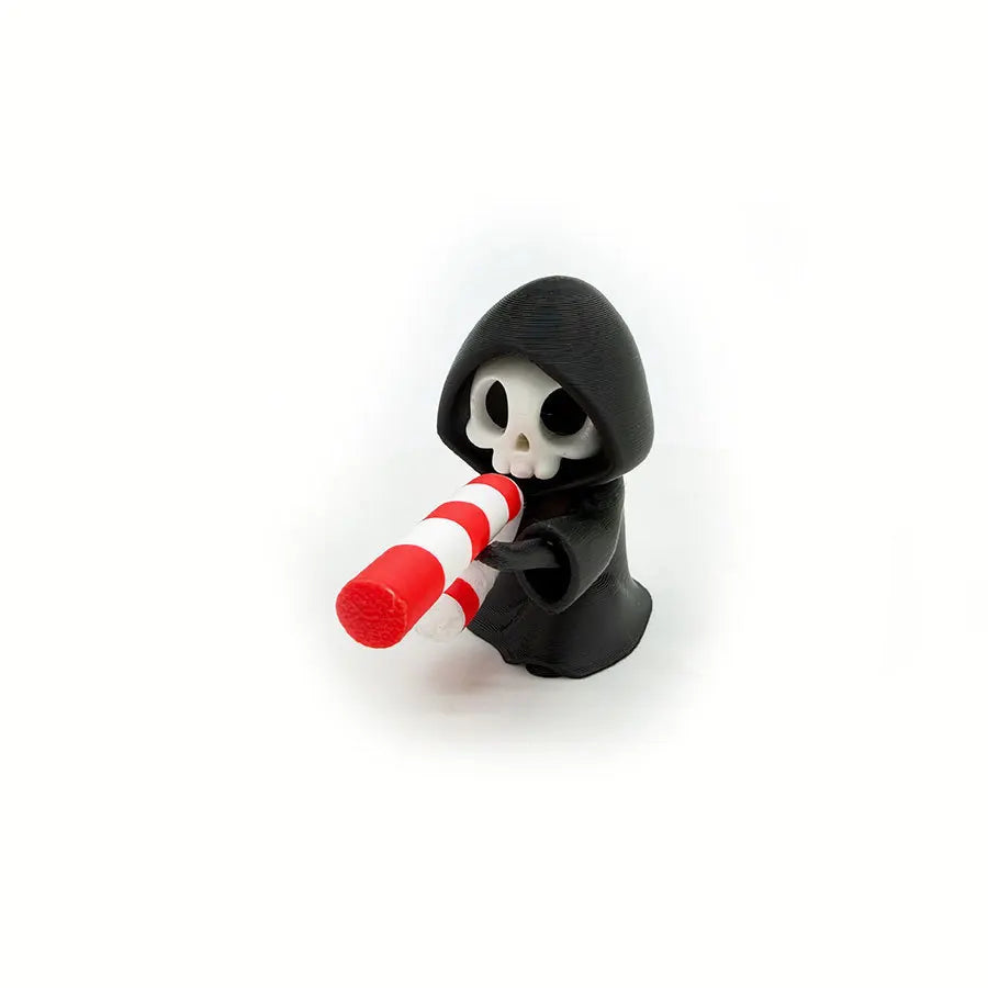 Gothic Grim Reaper Figurines, Cute Skeleton Desk Decor, Skeleton Statue, Spooky Small Halloween Ornament, Halloween Gift