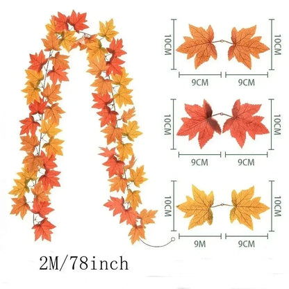 Autumn Artificial Maple Leaf