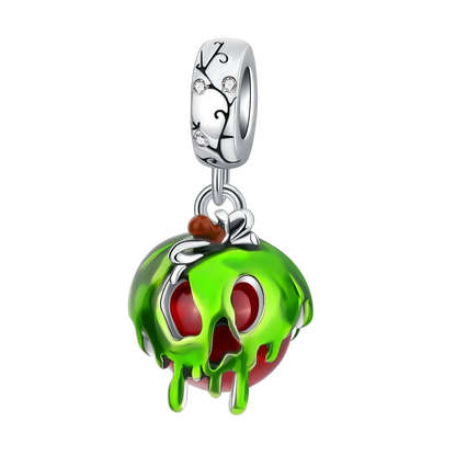 Original Charms Bead 925 Sterling Silver Horror Nun Grim Reaper Poison Apple Halloween Pendants Fit Bracelet DIY Jewelry Marking
