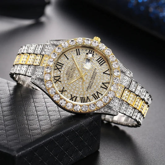 Hot Sale Diamond Bling Watch For Men