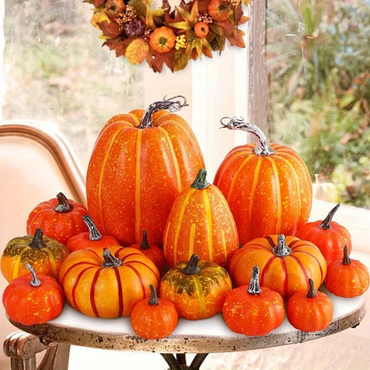 7-Piece Decorative Pumpkin Set 🎃