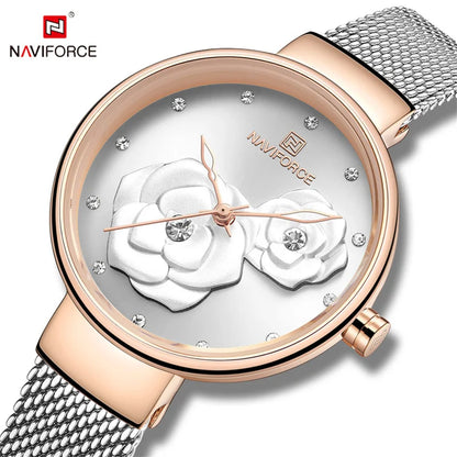 NAVIFORCE Women Watch Top Luxury Brand Steel