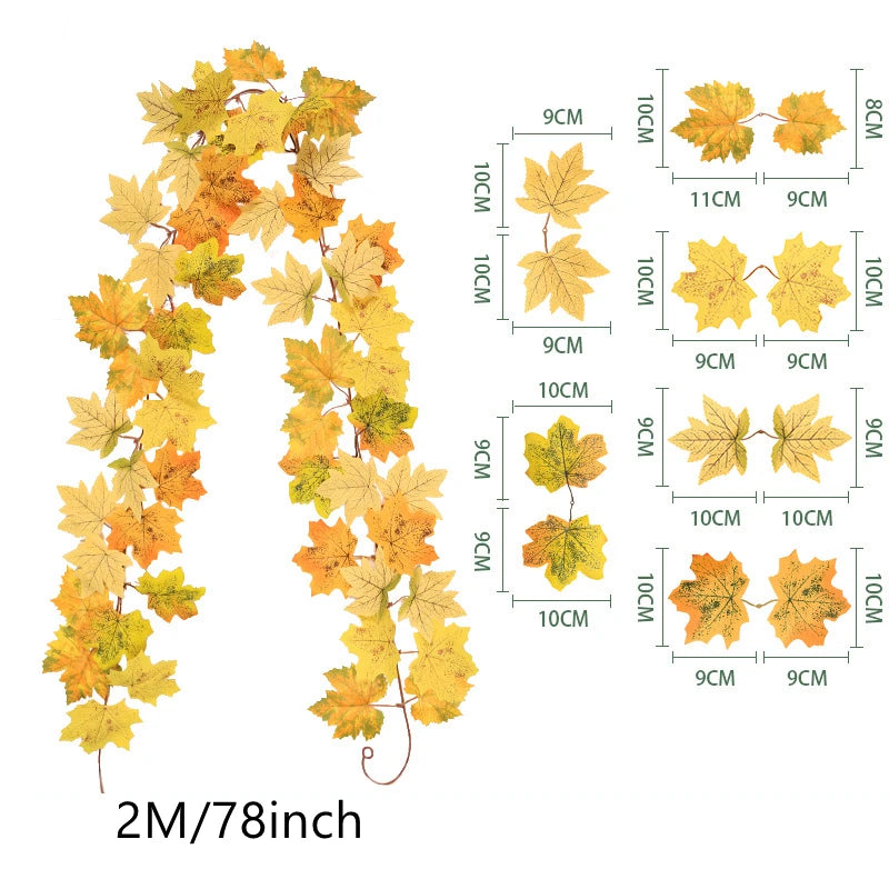 Autumn Artificial Maple Leaf