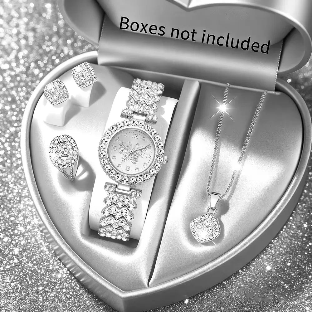 5pcs Luxury Rhinestone Elegant For Women