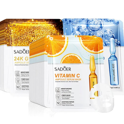 15pcs 24K Facial Mask