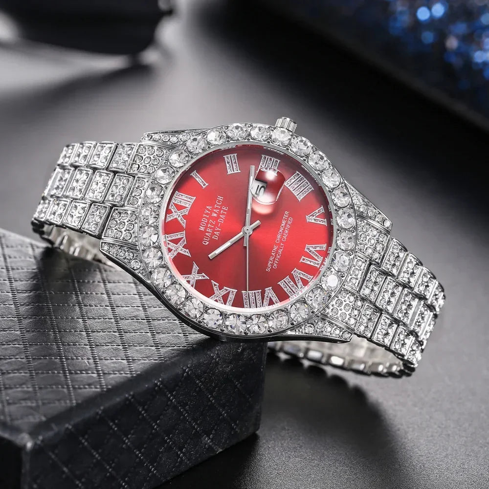 Hot Sale Diamond Bling Watch For Men