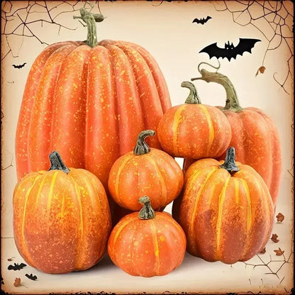7-Piece Decorative Pumpkin Set 🎃