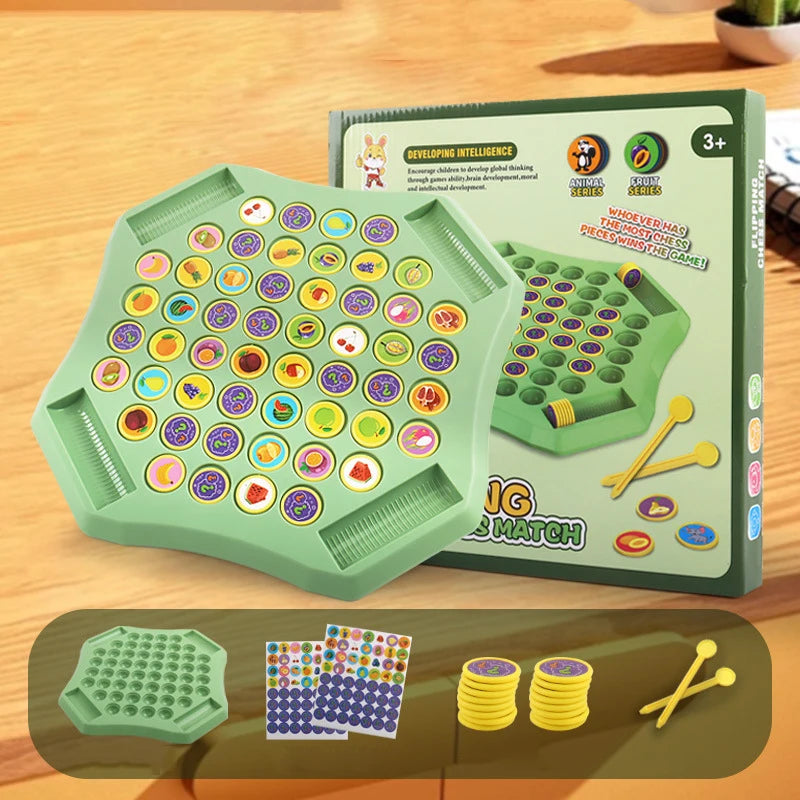 Animal Flip Chess Fun Memory Game Parent-Child