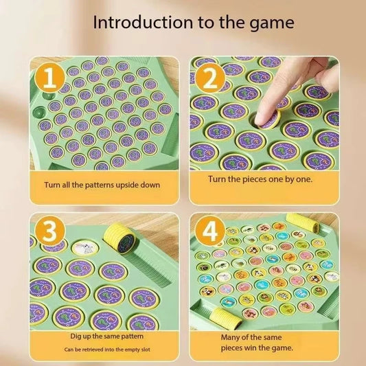 Animal Flip Chess Fun Memory Game Parent-Child