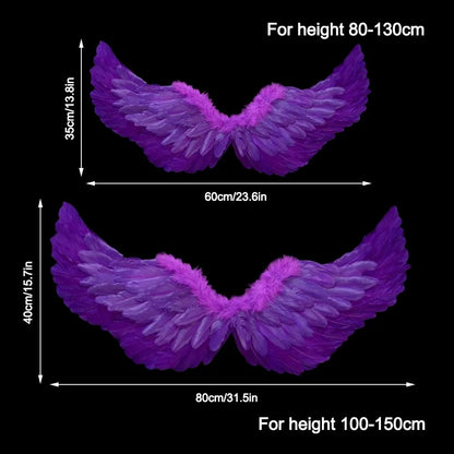 New Princess Angel Wing Fairy Wings Dress UP Elastic Straps Butterfly Wings DIY Props Elf Cosplay Wing for Women Girls