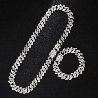 Gold Color Cuban Chain Watch for Men