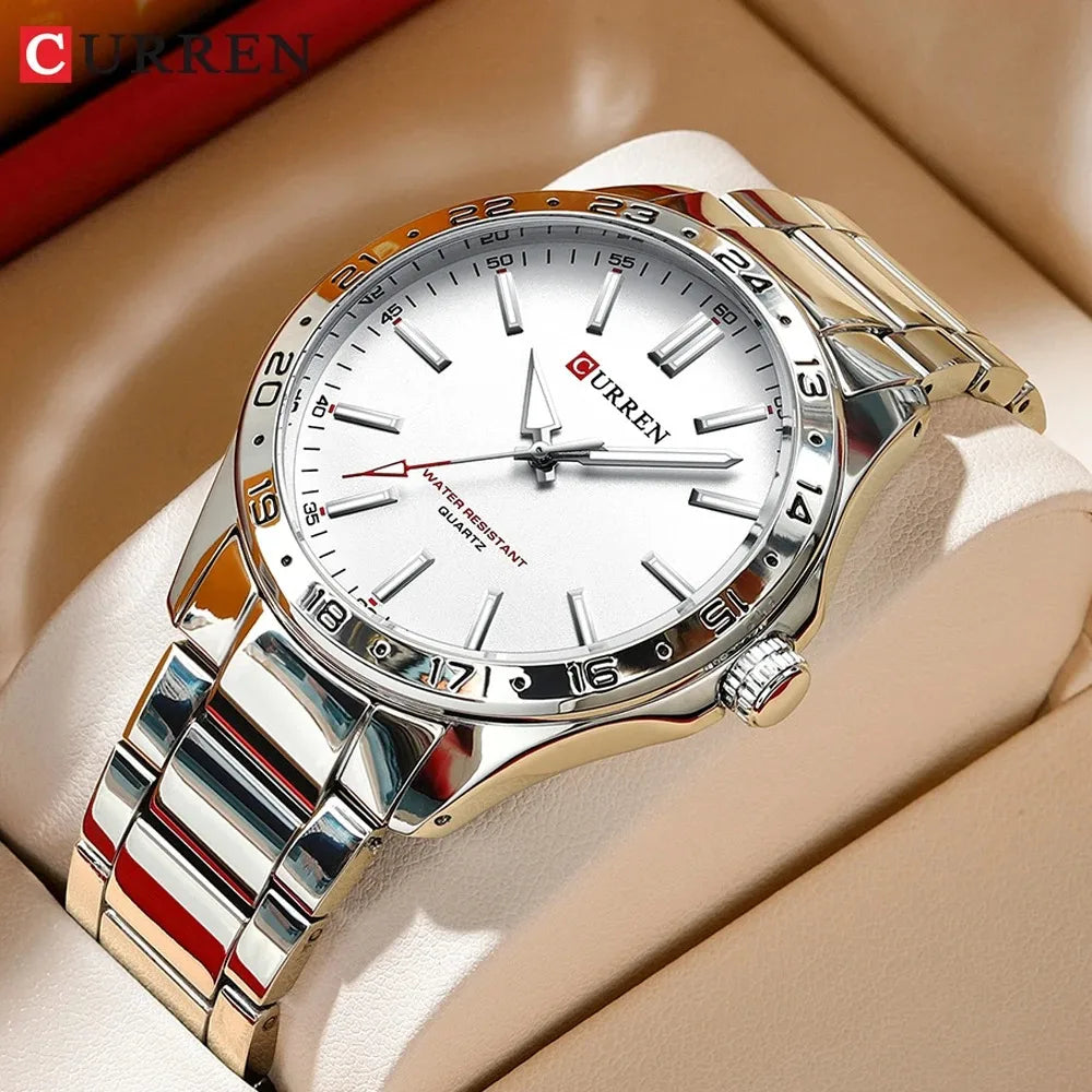 CURREN 8452 Men Ultra Thin Quartz Watch