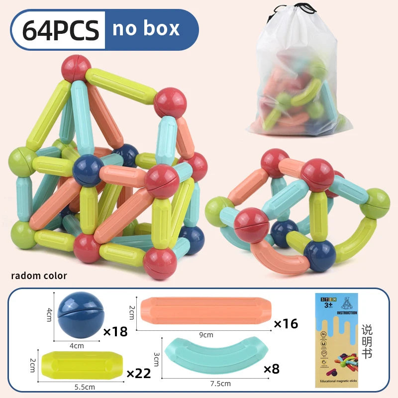 Magnetic Constructor Blocks Set Toys for Kids