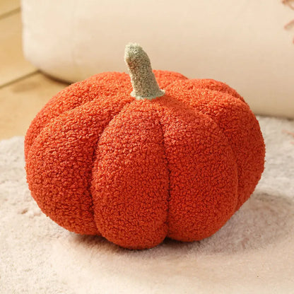 Cute Plush Pumpkin Throw Pillow