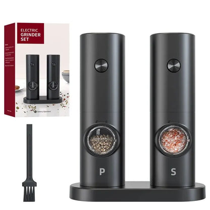 Electric Automatic Spices Grinder With LED Light