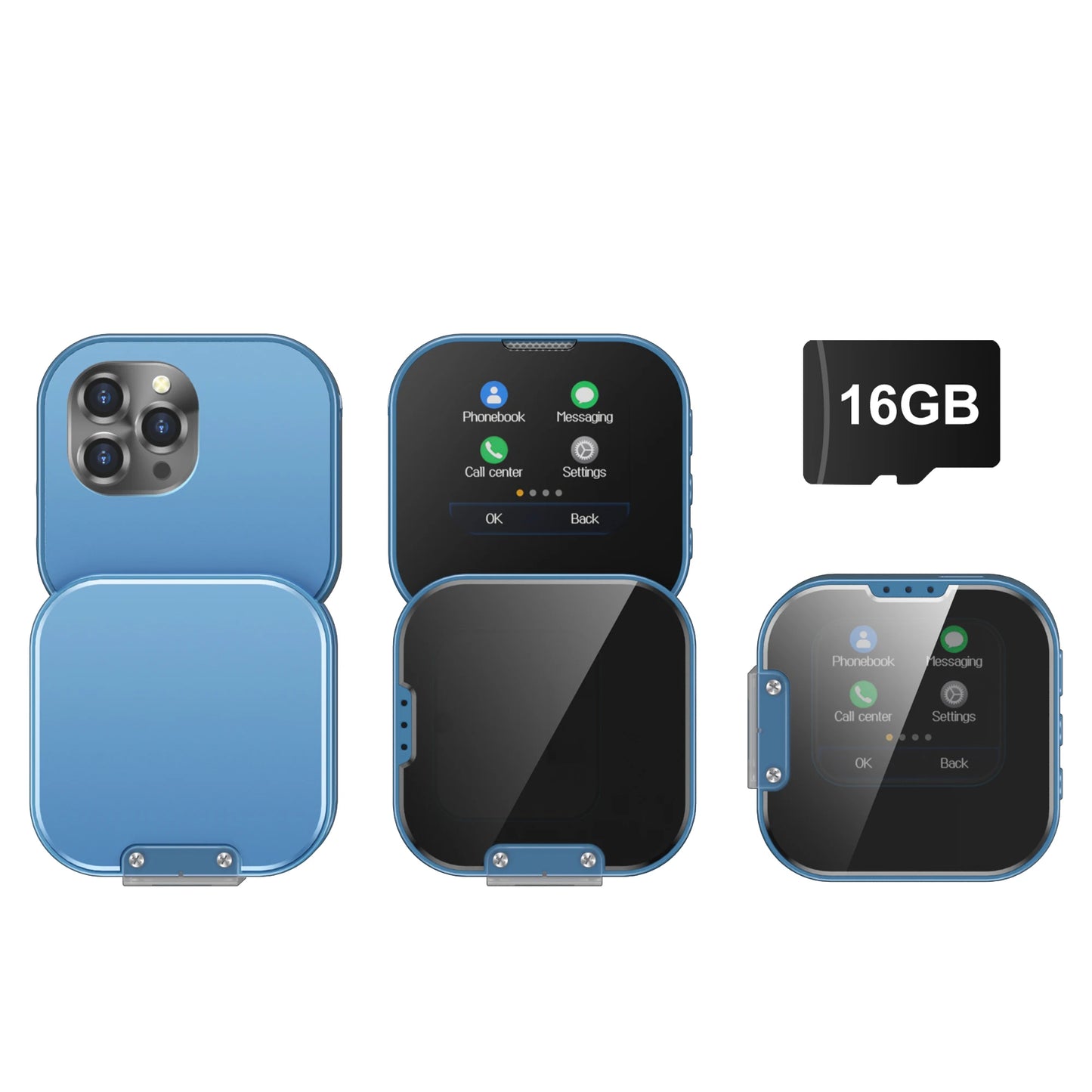SERVO i19 Rotate Small Box Touch Mobile Phone