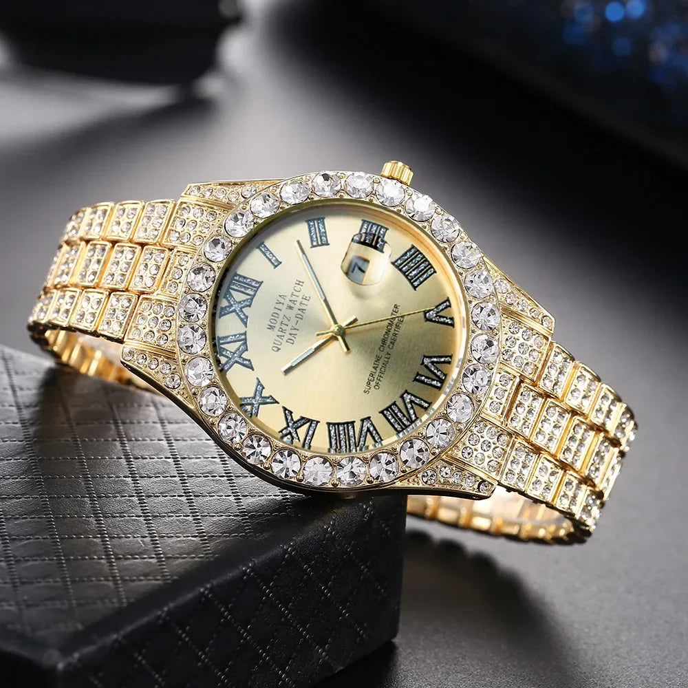 Hot Sale Diamond Bling Watch For Men