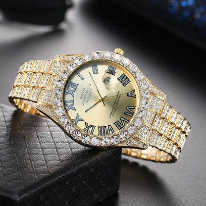 Hot Sale Diamond Bling Watch For Men