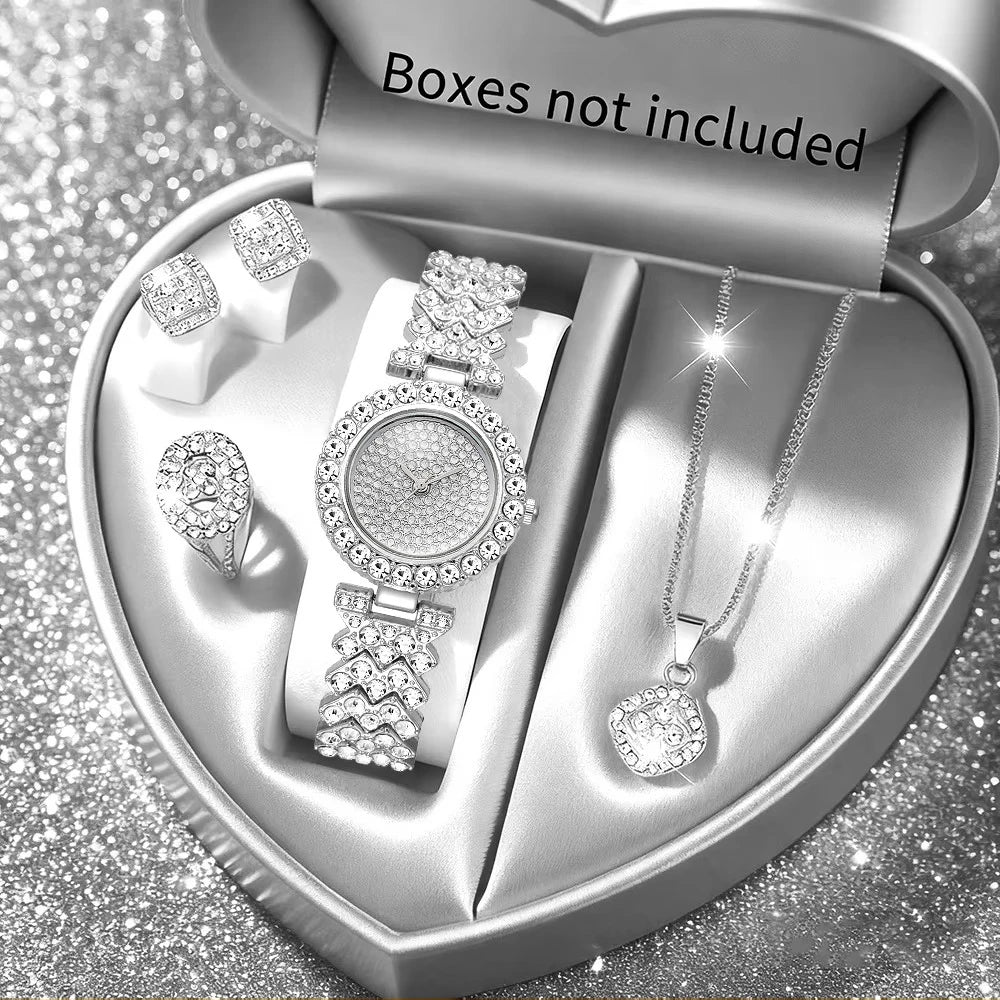 5pcs Luxury Rhinestone Elegant For Women