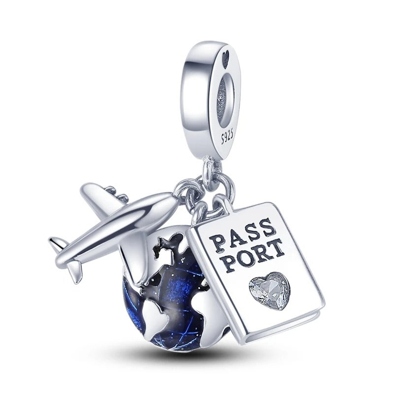 Hot Sale 925 Silver Charms Beads Fit Original Pan Bracelet Making For Woman Jewelry Fashion Pendant