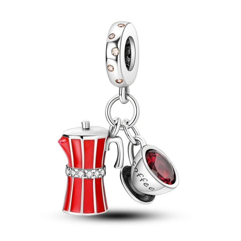 Hot Sale 925 Silver Charms Beads Fit Original Pan Bracelet Making For Woman Jewelry Fashion Pendant