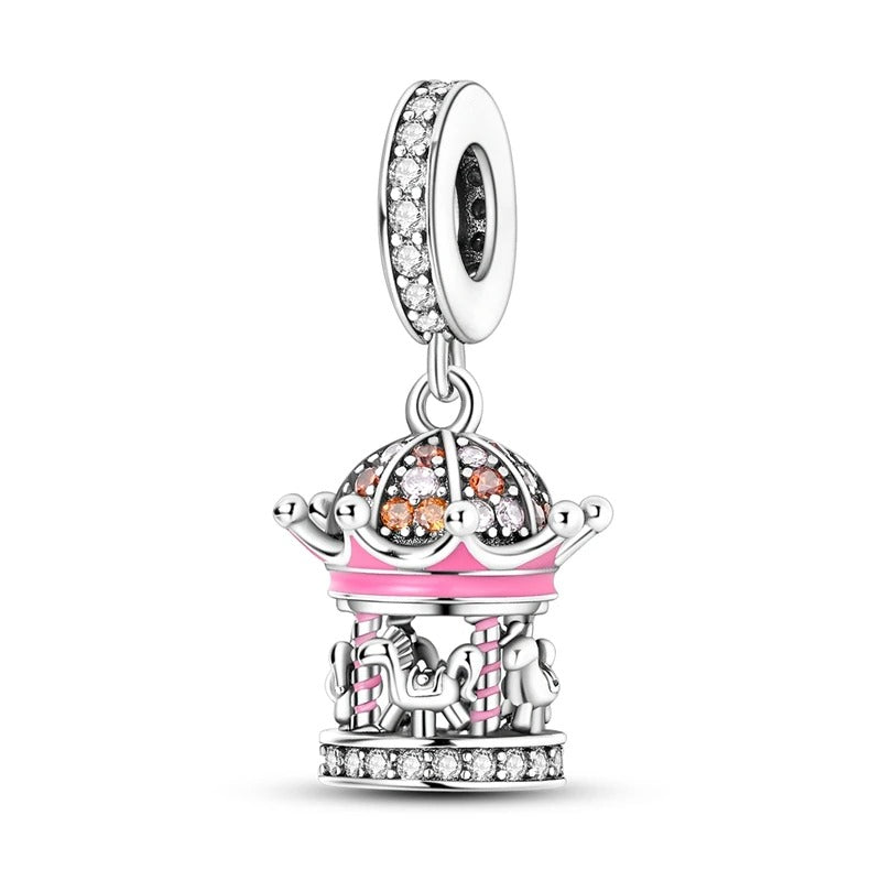 Hot Sale 925 Silver Charms Beads Fit Original Pan Bracelet Making For Woman Jewelry Fashion Pendant
