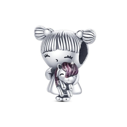 Hot Sale 925 Silver Charms Beads Fit Original Pan Bracelet Making For Woman Jewelry Fashion Pendant