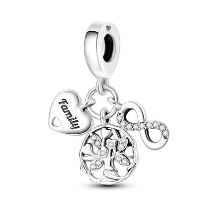 Hot Sale 925 Silver Charms Beads Fit Original Pan Bracelet Making For Woman Jewelry Fashion Pendant