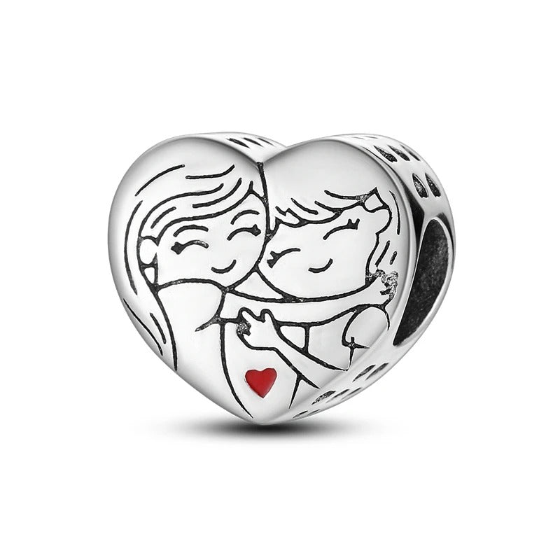 Hot Sale 925 Silver Charms Beads Fit Original Pan Bracelet Making For Woman Jewelry Fashion Pendant