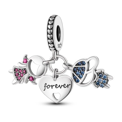 Hot Sale 925 Silver Charms Beads Fit Original Pan Bracelet Making For Woman Jewelry Fashion Pendant